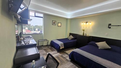 Cuautitlán Izcalli Apartamento | A21 SUITE BLACK MAX para 1 a 4 personas, Especialistas en CORTAS, MEDIANAS Y LARGAS ESTANCIAS en IZCALLI TEPOTZOTLAN perfecto para Familias, Turistas, Contratistas, Estudiantes, Empresas A sólo 5 min Izcalli 5 min Esmeralda 20 min Satélite 25 min AIFA