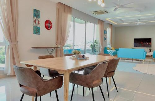 Kampung Datuk Keramat Apartamento | A3A l Near KLCC TRX l Santorini l 18 Guests