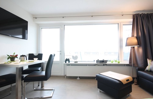 Wangerooge Apartamento | Mejor ubicación absoluta con vistas al mar, reformado en 2015, balcón, W-Lan, Top