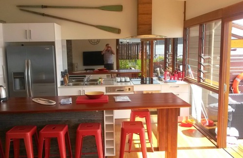 Little Wobby Casa | Línea de costa absoluta: Turners River House Hawkesbury River. WOBBY BEACH