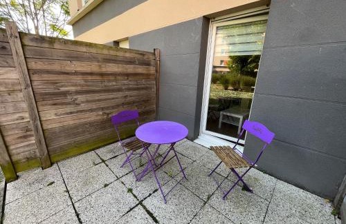 Quartier Calmette Apartamento | Acajou, Studio avec terrasse et parking privé