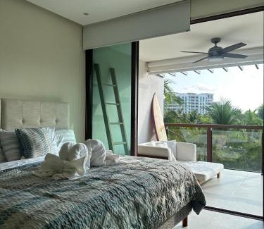 Granjas del Marqués Apartamento | Acapulco Diamante, Cama King, 124 m2