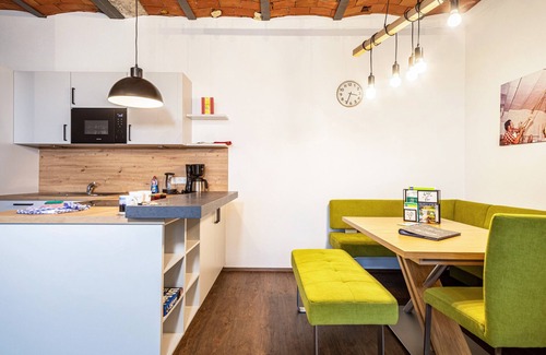 Christazhofen Apartamento | Apartamento vacacional sin barreras "Käserei" con terraza privadas y Wi-Fi