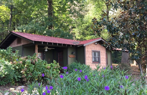 Guntersville Cabaña | Tiene capacidad para 4, una cama queen, una completa. Cama, sofá cama