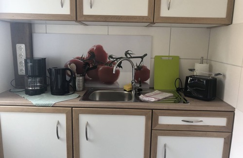 Rahden Apartamento | Alojamiento de 25 m² en el centro de Rahden con cocina y baño.