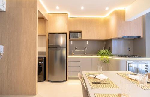 Tabuleiro dos Oliveiras Apartamento | Achei Itapema Elegante ap c/vista do mar 2dorm