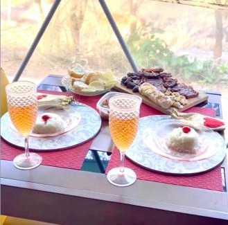 Aguas de Lindoia Cabina | Aconchego no Domo BANHEIRA com AQUECIMENTO 7,5km centro Águas de Lindoia com COM CAFÉ, internet Starlink