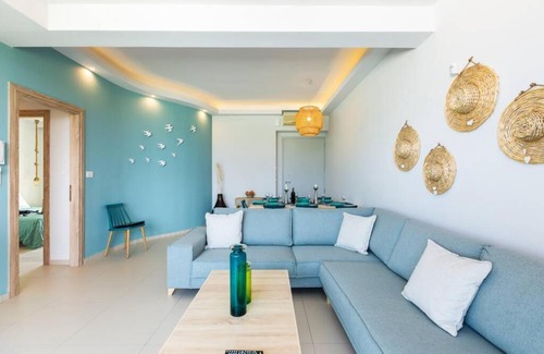 Adelianos Kampos Apartamento | Adelhome - Sea view & walking distance to beach!