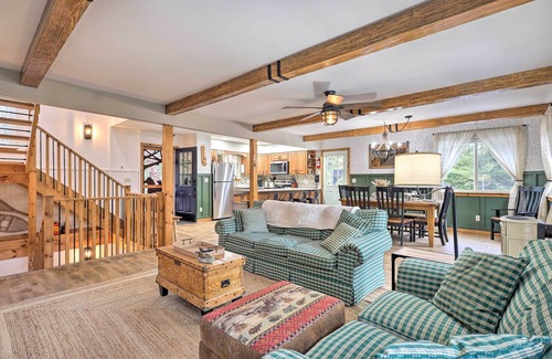 Chestertown Casa | Adirondack Oasis: Private Lake, Sauna, & Fire Pit