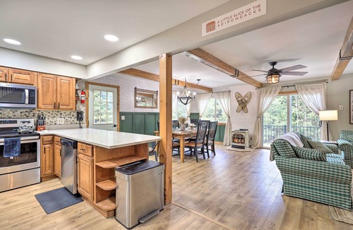 Chestertown Casa | Adirondack Oasis: Private Lake, Sauna, & Fire Pit