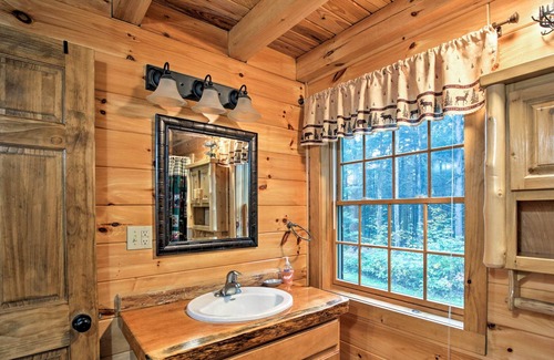 Glenfield Cabina | Adirondack Cabin Riverfront Log