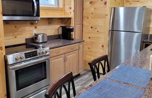 Rutherfordton Condominio | Adorable garden level condo with courtyard and firepit