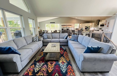 Lakeside Estates Casa | Adventure Awaits-Private Double Deck Dock W/ Slip & Slide-Hot Tub-Decks-Views