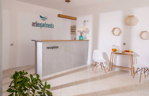 Anissaras Apartamento | Apartamentos Aelia con vistas a la piscina