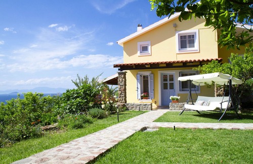 Kontos Villa | Villa Aelia, con magníficas vistas y enorme piscina privada.