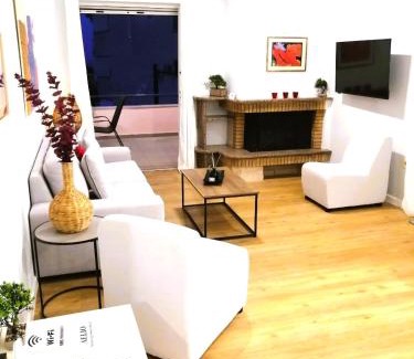 Paralia Porovitsis Apartamento | Aelio Deluxe Apartment Akrata