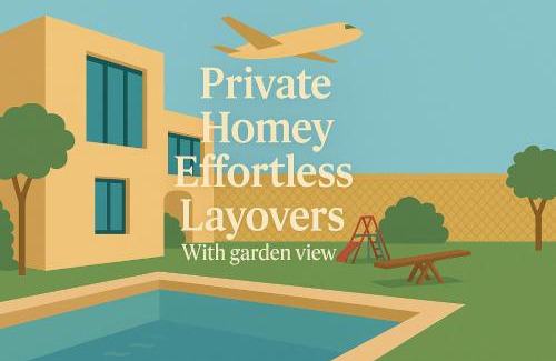 Al Jizah Chalet De Esquí | Aeropuerta Mini Villa - Private Comfy Layover near Amman Airport