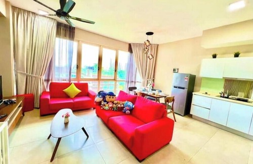 Medini Villa | Afiniti-3min walk to Legoland-1BR-AC-Kids Friendly