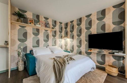 Magny-le-Hongre Apartamento | Agapé by Kleidos -Disney à 10min, T2 , 4P, Parking gratuit et terrasse
