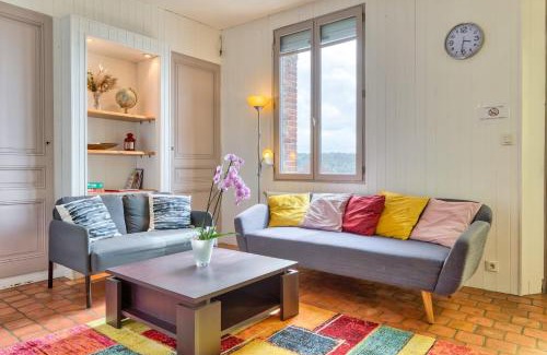 Gare-Jouvenet Casa | Agapanthes jolie maison de ville à Rouen avec extérieur terrasse