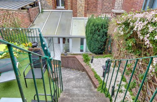 Gare-Jouvenet Casa | Agapanthes jolie maison de ville à Rouen avec extérieur terrasse
