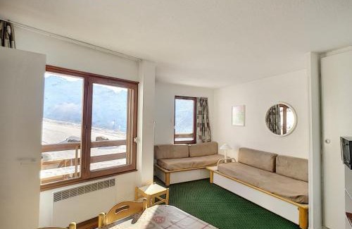 Reberty Apartamento | Agréable 2P+cabine 4 pers, skis aux pieds, animaux OK, parking, Les Menuires - FR-1-178-122