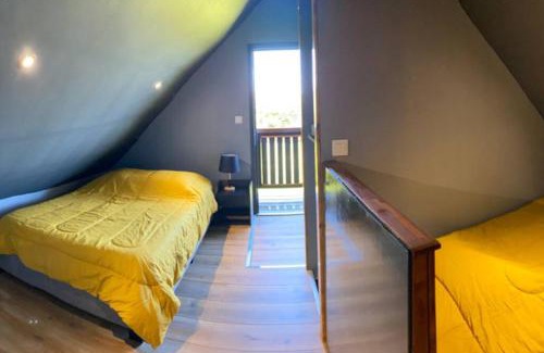 La Plaine des Cafres Chalet De Esquí | Agréable chalet Au milieu des sapins