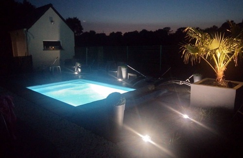Saint-Andre-des-Eaux Casa | Agréable Maison Avec Piscine Chauffée Tout Confort Proche la Baule