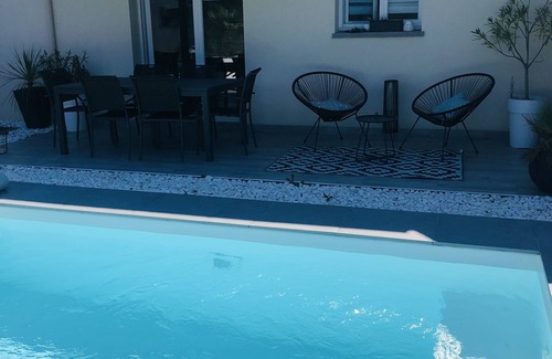 Saint-Andre-des-Eaux Casa | Agréable Maison Avec Piscine Chauffée Tout Confort Proche la Baule