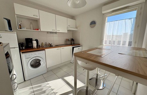 Biscarrosse Plage Apartamento | Agréable T3 en Duplex dans résidence avec piscine (091)