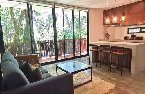 Chemuyil Apartamento | Agua & Selva Luxury loft in the mayan Jungle