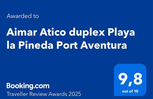 La Pineda Apartamento | Aimar Atico duplex Playa la Pineda Port Aventura