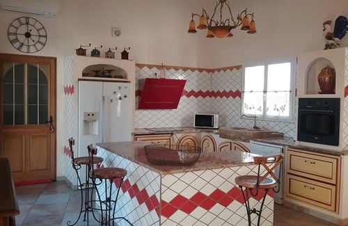 Montredon-des-Corbieres Villa | Villa de 140 m2 con aire acondicionado, piscina privada y WIFI.