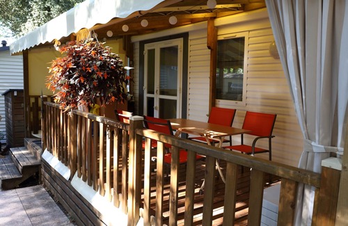 Meschers-sur-Gironde Casa | Casa móvil con aire acondicionado, camping 3 * con piscina, cerca de playas / centro de la ciudad