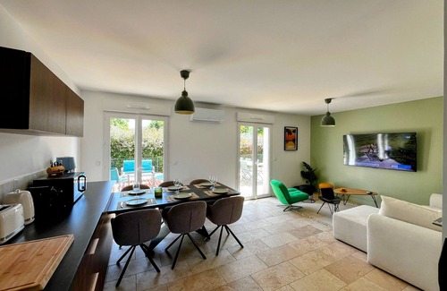 Saubion Casa | Air-conditioned villa 8 pers, 4 bedrooms, 3 bathrooms