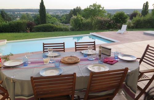 Cabries Villa | Aix- Villa 200 m² 8-10 pers. - Vistas panorámicas - piscina infinita - tranquilo gd