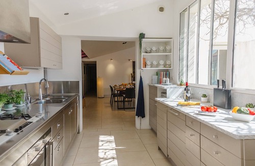 Ile-d'Aix Casa | Casa-Villa-Baño con ducha-Vista al Jardín