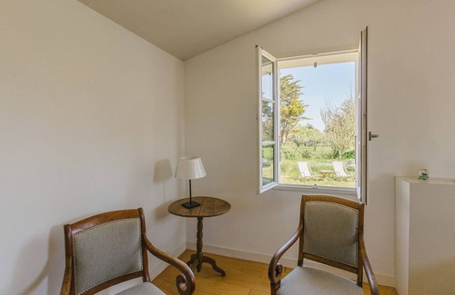 Ile-d'Aix Casa | Casa-Villa-Baño con ducha-Vista al Jardín
