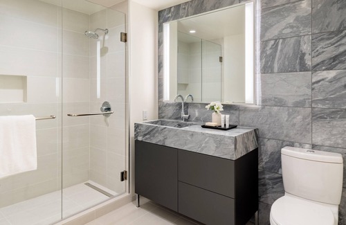 West Hollywood Hotel | AKA Residences Private Balcony Suite w/ WiFi & Stunning Downtown L.A. Views