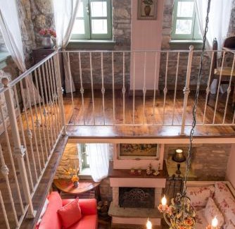 Ano Pedina Casa | Akakia - Stone family maisonette with Spectacular view