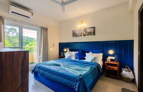 Candolim Apartamento | Alaya Stays 1 BHK with Balcony & Pool - Veera Marina