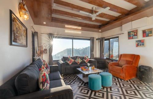Mussoorie Villa | Alaya Stays Evara Serene 4 BHK Hill Retreat with Balcony, Fireplace & Scenic Views