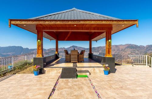 Theog Casa | Alaya Stays Lafu House Hearth Room with Cabana Hill views