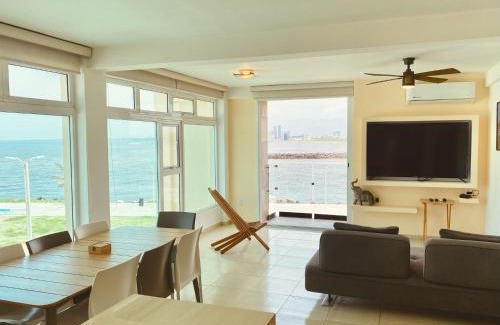 Boca del Río Apartamento | Alberca privada, vista al mar, frente playa foro boca