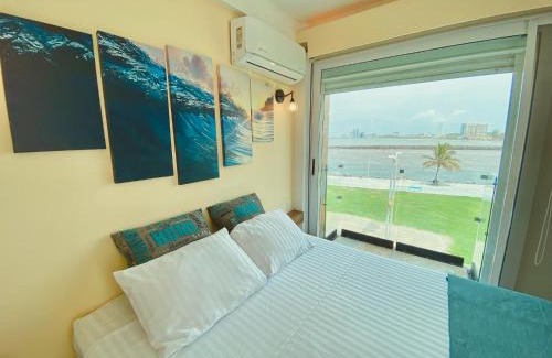 Boca del Río Apartamento | Alberca privada, vista al mar, frente playa foro boca