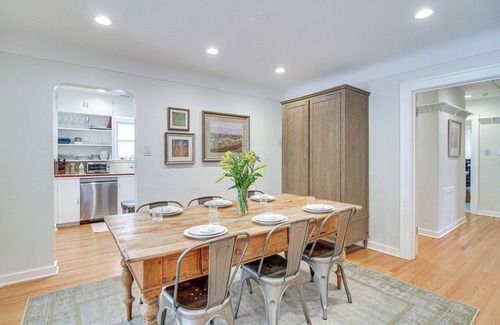 Nob Hill Cabaña | Albuquerque Adobe Cottage: Yard, Walkable Area
