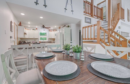 Alden Casa | Alden Home w/ Fire Pit: Steps to Torch Lake!