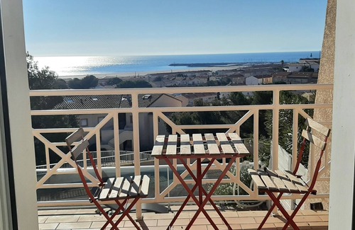 Saint-Pierre-la-Mer Villa | Casa y piscina privada con vistas al mar