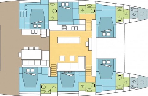Parham Town Alquiler De Eote | Vacaciones de vela todo incluido para hasta 12 invitados en un catamarán Lagoon 620 2016