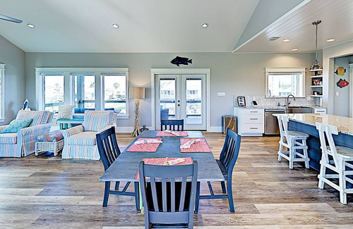 City-by-the Sea Casa | All-New Build & Furnishings: Canal-Front Stilted Home w/ Private Decks